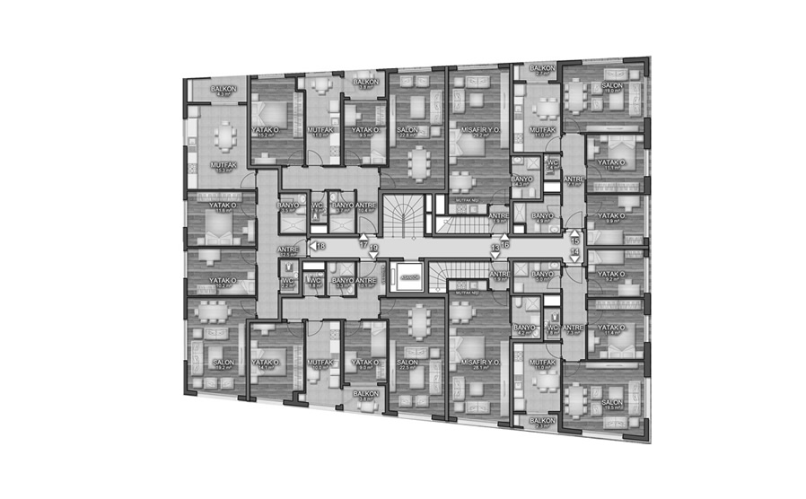 2. Kat Planı