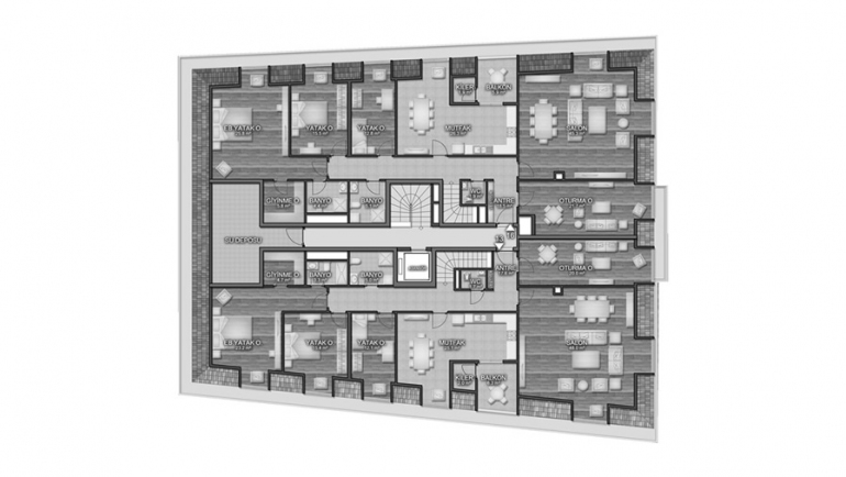 Çatı Katı Planı